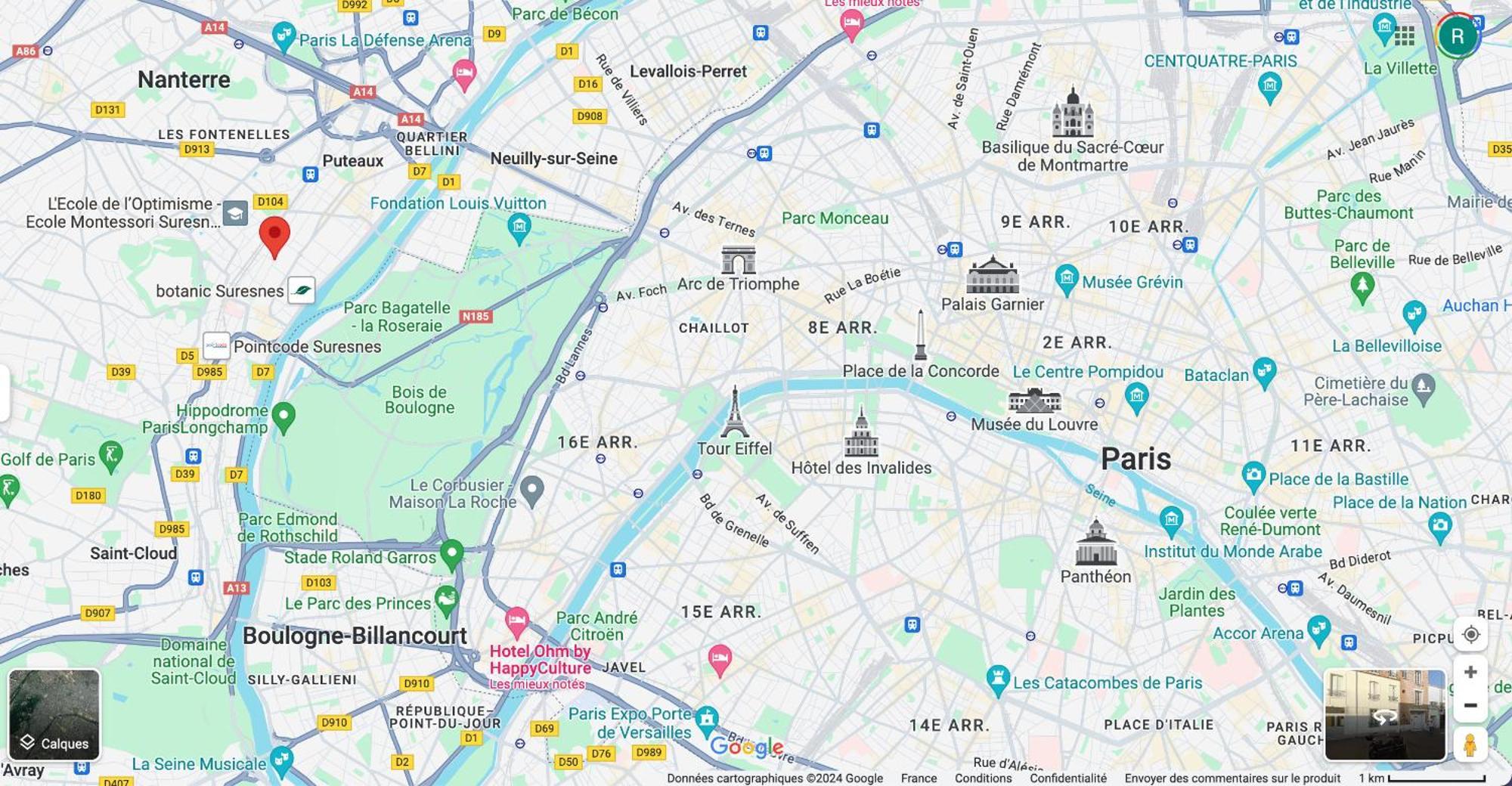 A 10 Min De La Defense Et A 20 Min De Paris Lejlighed Suresnes Eksteriør billede